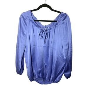 Silvia Tcherassi Silk Blouse Size 8 - Periwinkle Luxury Top